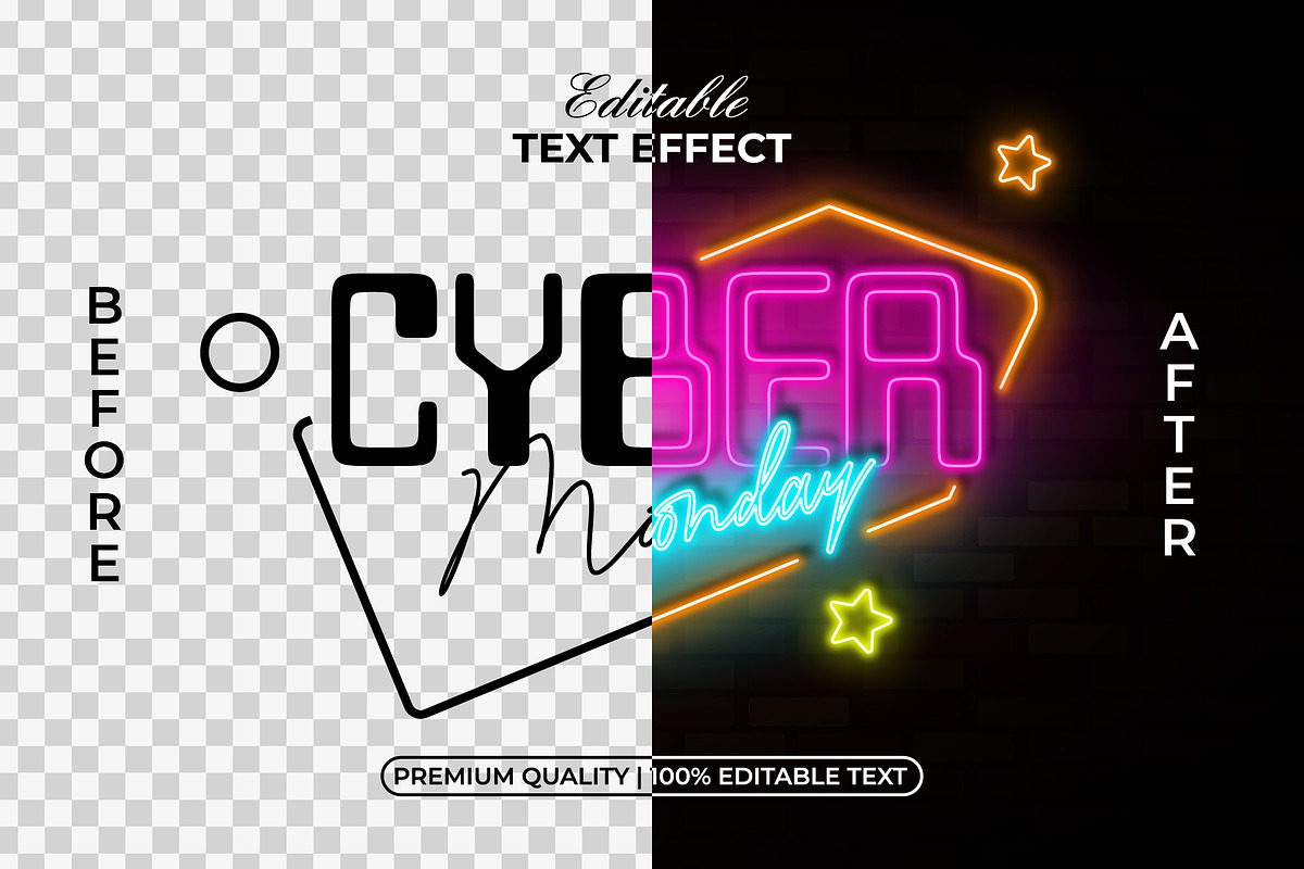 Cyber Monday Text Effect, a Layer Style Add-On by Mockmenot (Photo 2 of 2)