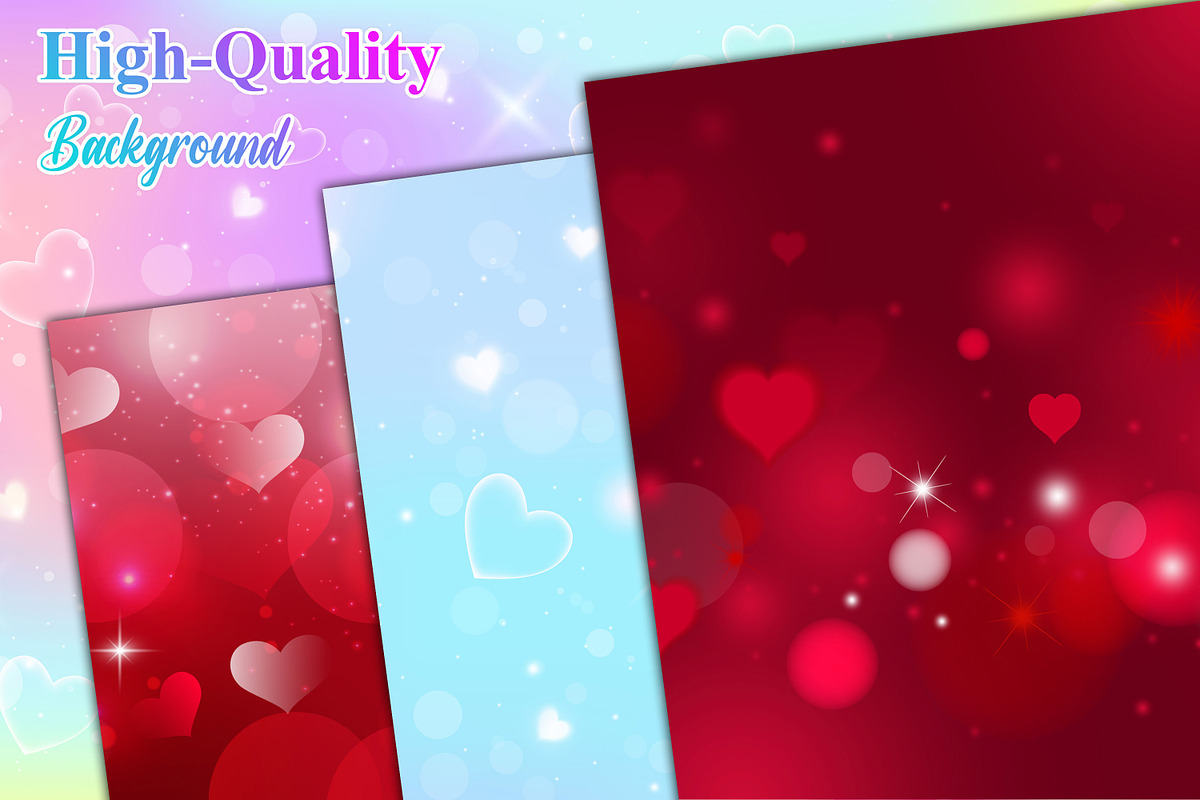 Valentine Bokeh Background, a Decorative Illustration by Digital Studio (Photo 5 of 15)