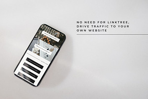 Instagram Links Page Template Showit