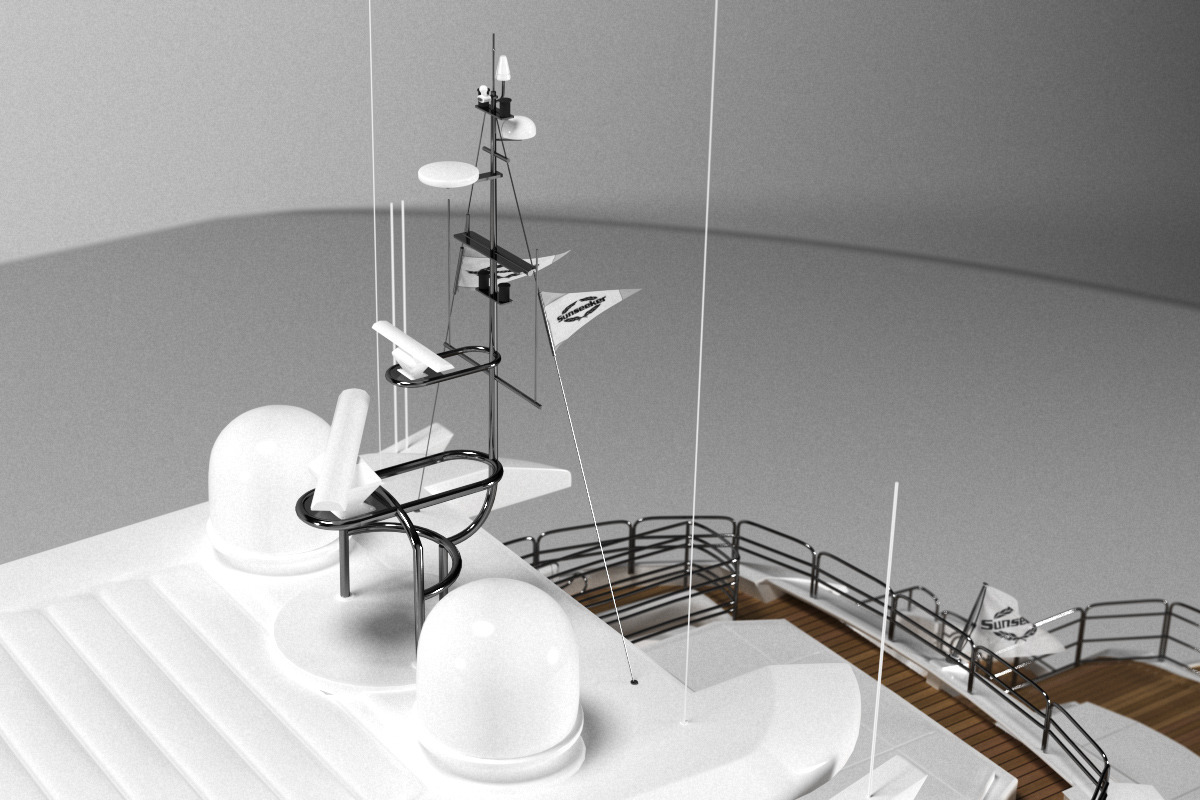 Sunseeker Predator 130 superyacht, a Cars & Vehicle 3D Model by arapps3d (Photo 3 of 21)