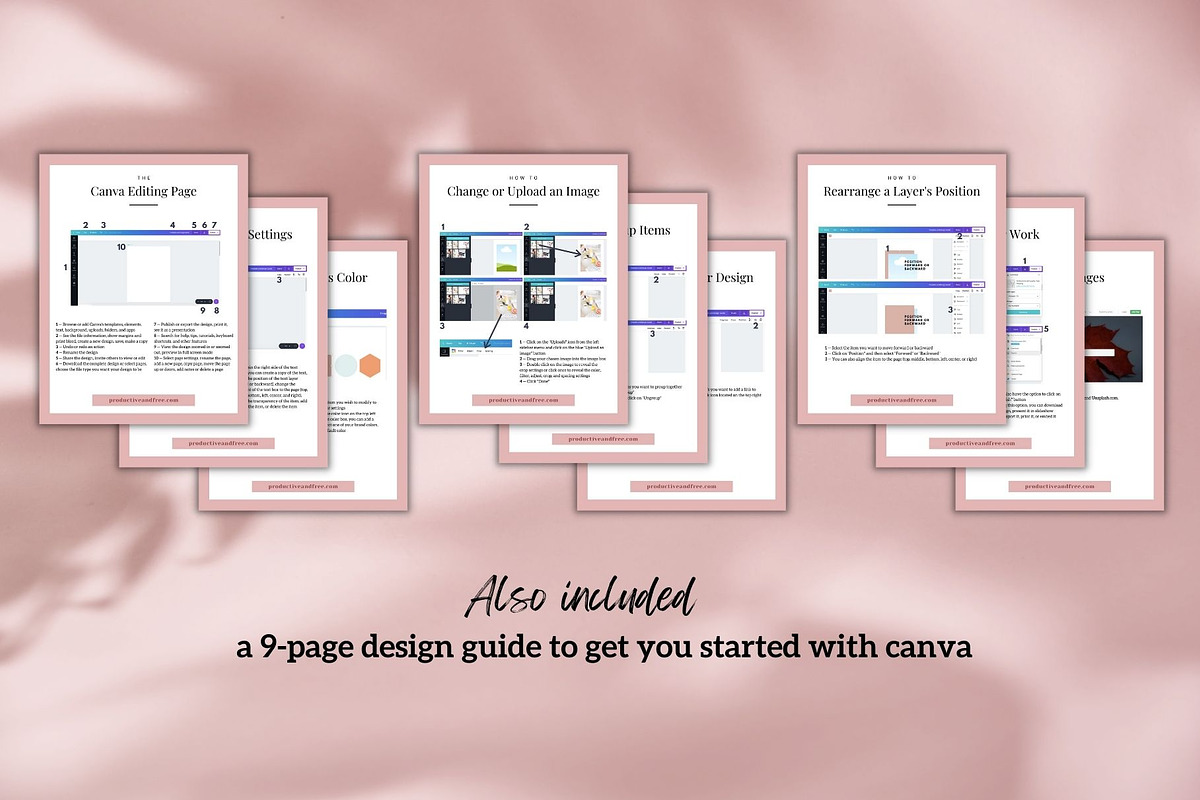 Four Page Media Kit in Pink, a Templates & Theme by ProductiveandFree (Photo 9 of 13)