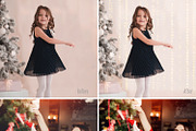 Christmas Bokeh Photo Overlays preview 3