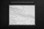 Topographic Maps Vector Bundle, a Texture Illustration by RDShop (Thumbnail 2 of 13)