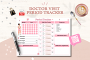 Doctor Appointment Period Tracker, a Print Template by bellaROSEworkshop (Thumbnail 4 of 5)