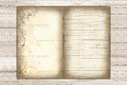 Vintage Junk Journal Pages, a Decorative Illustration by GlamArtZhanna (Thumbnail 5 of 9)