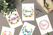 Vector Flower Foxes, an Animal Illustration by Olesya Agudova (Thumbnail 5 of 8)
