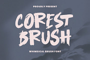 Corest Brush Bold Whimsical Brush, a Handwritten Font by Maulana Creative (Thumbnail 1 of 7)