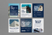 Real Estate Instagram Template, a Social Media Template by graphicook (Thumbnail 2 of 3)
