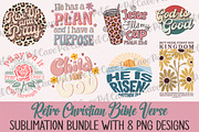 Retro Christian Bible Verse Bundle, a Graphic by Pet Cave (Thumbnail 1 of 9)