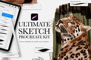 Ultimate Sketch Procreate Brushes, a Brush Add-On by owlasya (Thumbnail 1 of 6)