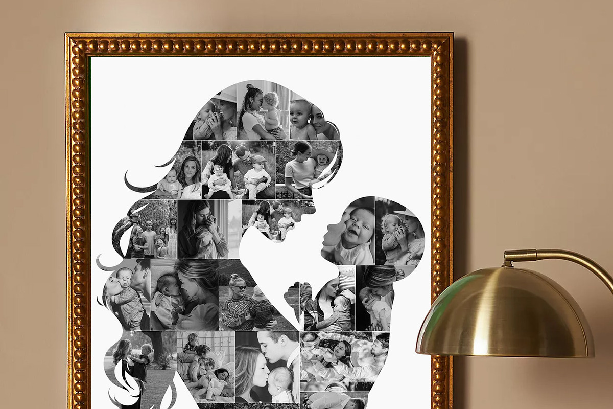 Mom And Boy Photo Collage Template, a Magazine Template by AIW SOLUTIONS (Photo 5 of 8)