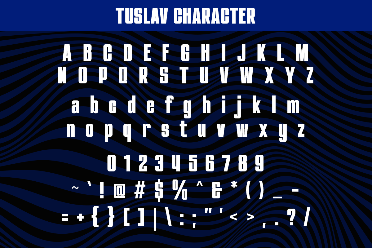 Tuslav – Ligature Condensed Sans, a Sans Serif Font by RagamKata (Photo 8 of 10)