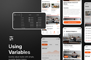 FitSpark - Workout Mobile App UI Kit, an UI Kit Template by Semusim Visual (Thumbnail 6 of 8)