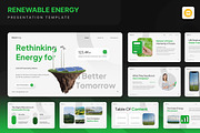 Renewable Energy Google Slides, a Presentation Template by Annora Studio (Thumbnail 1 of 7)