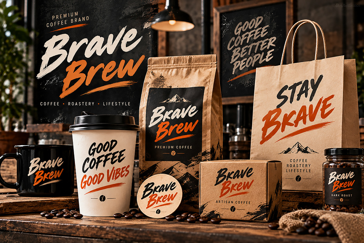 Brave Stroke, a Handwritten Font by Wow Magic (Photo 4 of 5)