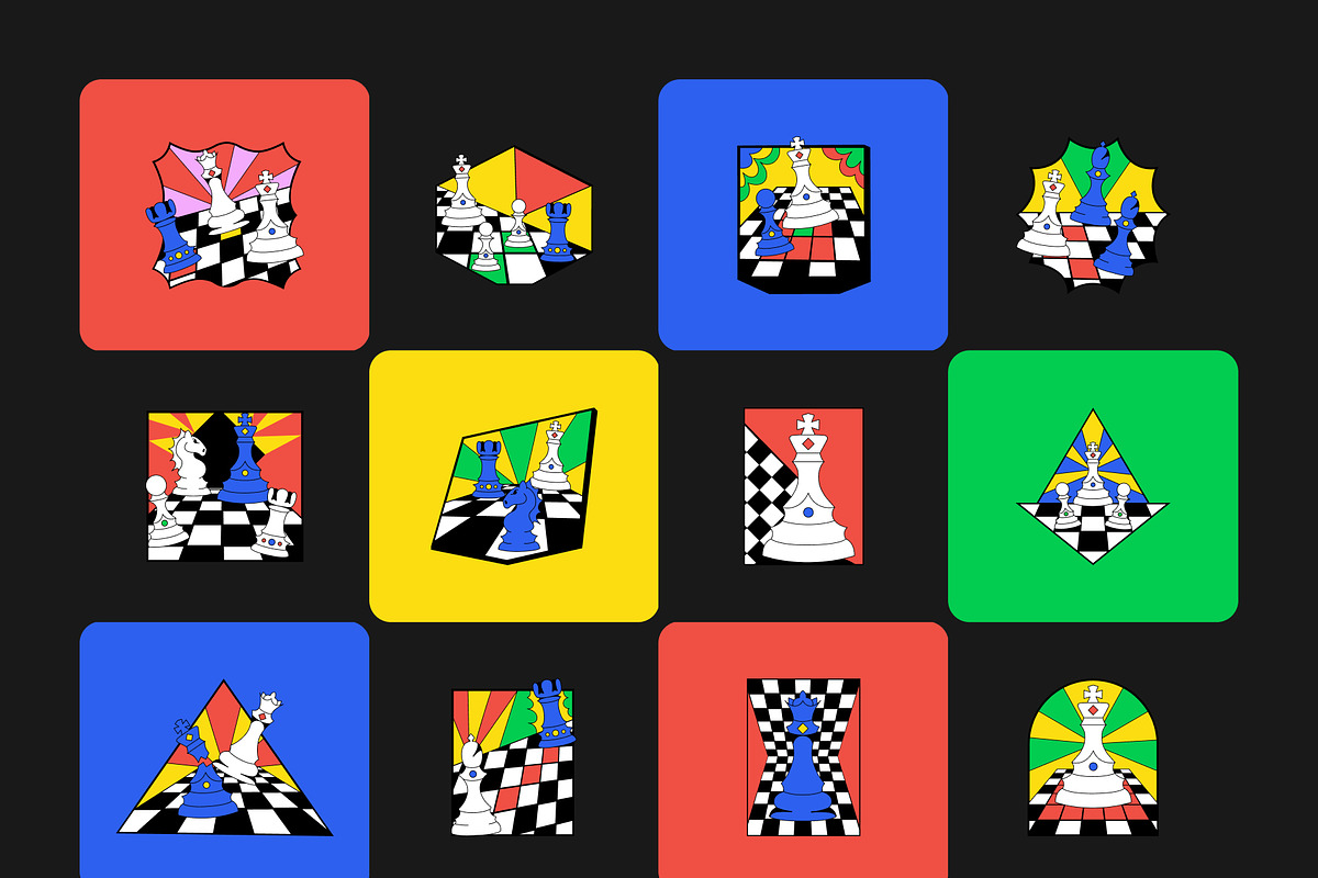 75 Chess Flat Illustrations, a Sport Illustration by Brickclay (Photo 10 of 10)