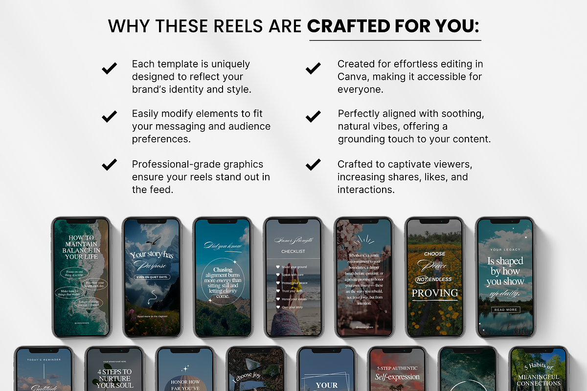 100 Inspirational Reels Templates
