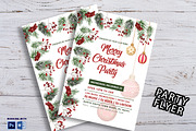 Christmas Party Invitations Template, a Flyer Template by Madhabi Studio (Thumbnail 2 of 6)