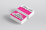 Pink Business Card, a Business Card Template by graphicook (Thumbnail 2 of 3)