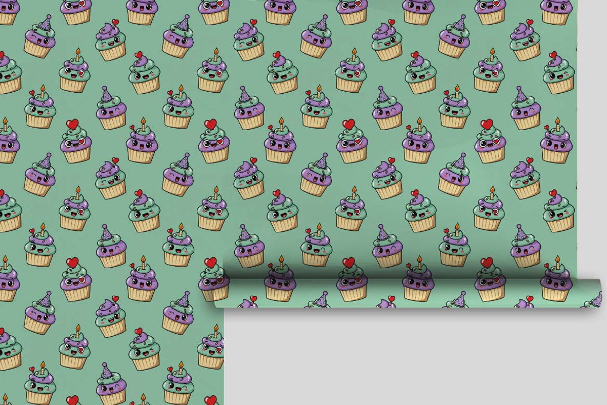 Kawaii Character Seamless Patterns, a Pattern Graphic by one-touch (Photo 13 of 17)