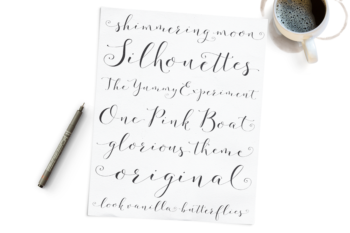 Fashionista Modern Calligraphy preview 5
