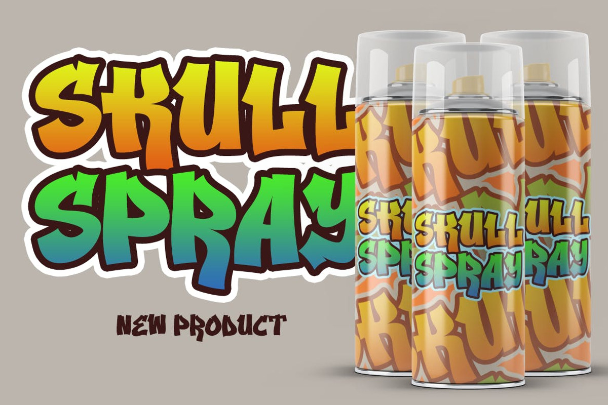 Quick Blast - Bold Graffiti font, a Font by TokoPress (Photo 2 of 10)
