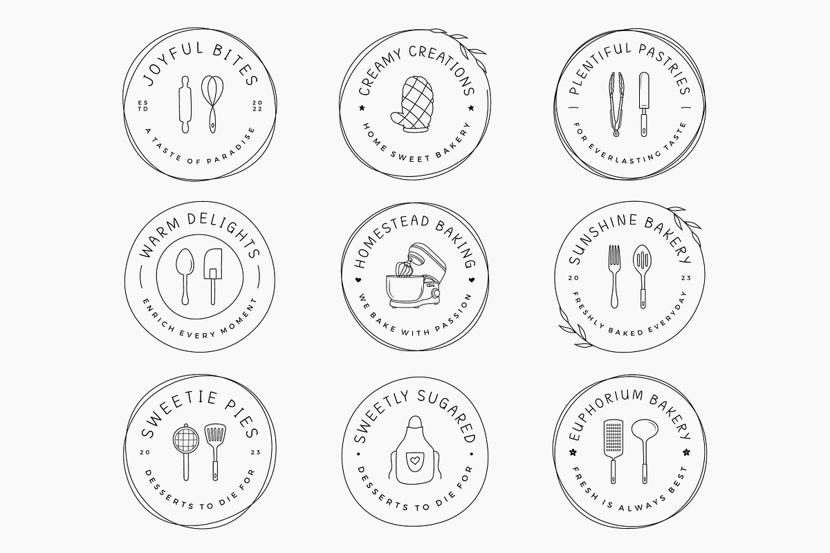 Bakery Logos, a Branding & Logo Template by ChicGraphix (Photo 1 of 7)