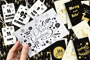 Merry Christmas Holiday Pack, an Animal Illustration by Lidiebug (Thumbnail 1 of 4)