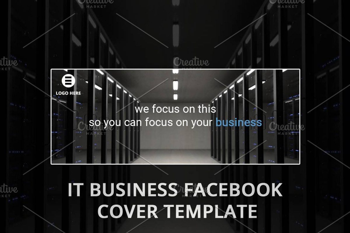 TECH COMPANY FACEBOOK PAGE TEMPLATE, a Social Media Template by NeptuneDesign (Photo 1 of 2)
