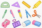 School Supplies Clipart Teacher PNG, an Education Illustration by SugarCloudStudioArt (Thumbnail 4 of 5)