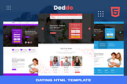 Deddo - Dating  HTML Template, a HTML Template by THESOFTKING (Thumbnail 1 of 2)
