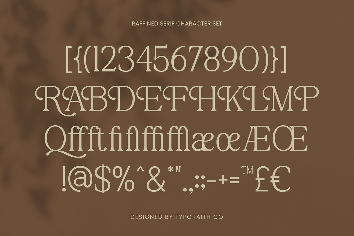 The Raffined Serif | Editorial Font, a Serif Font by Typoraith Co (Photo 12 of 12)