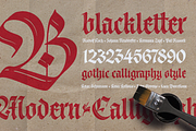 Cal Fraktur Brush, a Blackletter Font by Posterizer KG (Thumbnail 2 of 9)