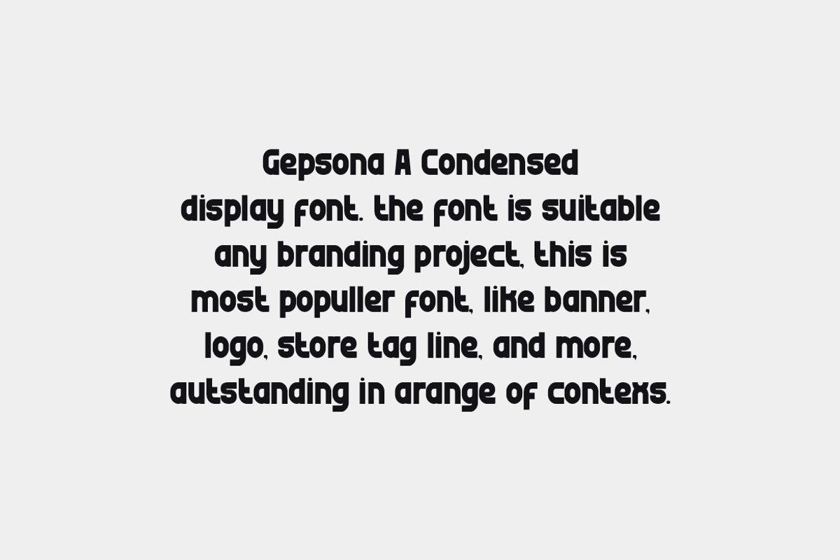 Gepsona - Bold Font, a Sans Serif Font by Iqsiart Studio (Photo 2 of 6)