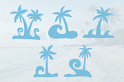 Palm tree vector design set, a Graphic by KristianStudio (Thumbnail 7 of 8)
