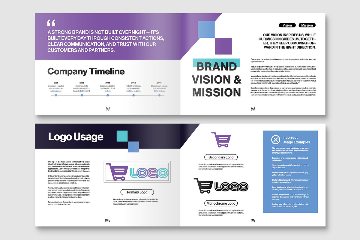 Brand Guidelines Template, a Brochure Template by BrandPacks (Photo 5 of 6)