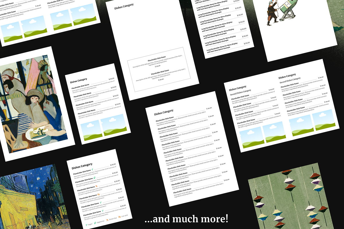 Bistro and Cafe / Coffee Shop Menu, a Brochure Template by Cadu's lil Digital Bodega (Photo 5 of 5)