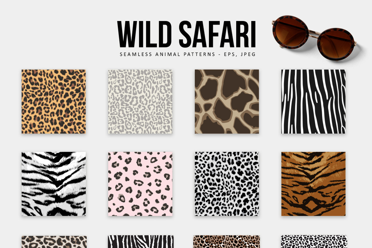 Wild Safari leopard Patterns, a Pattern Graphic by Tabita's shop