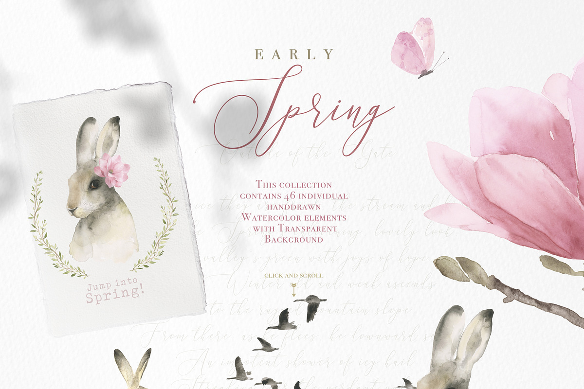 Spring Watercolor Illustration, an Animal Illustration by beehouse studio (Photo 2 of 11)