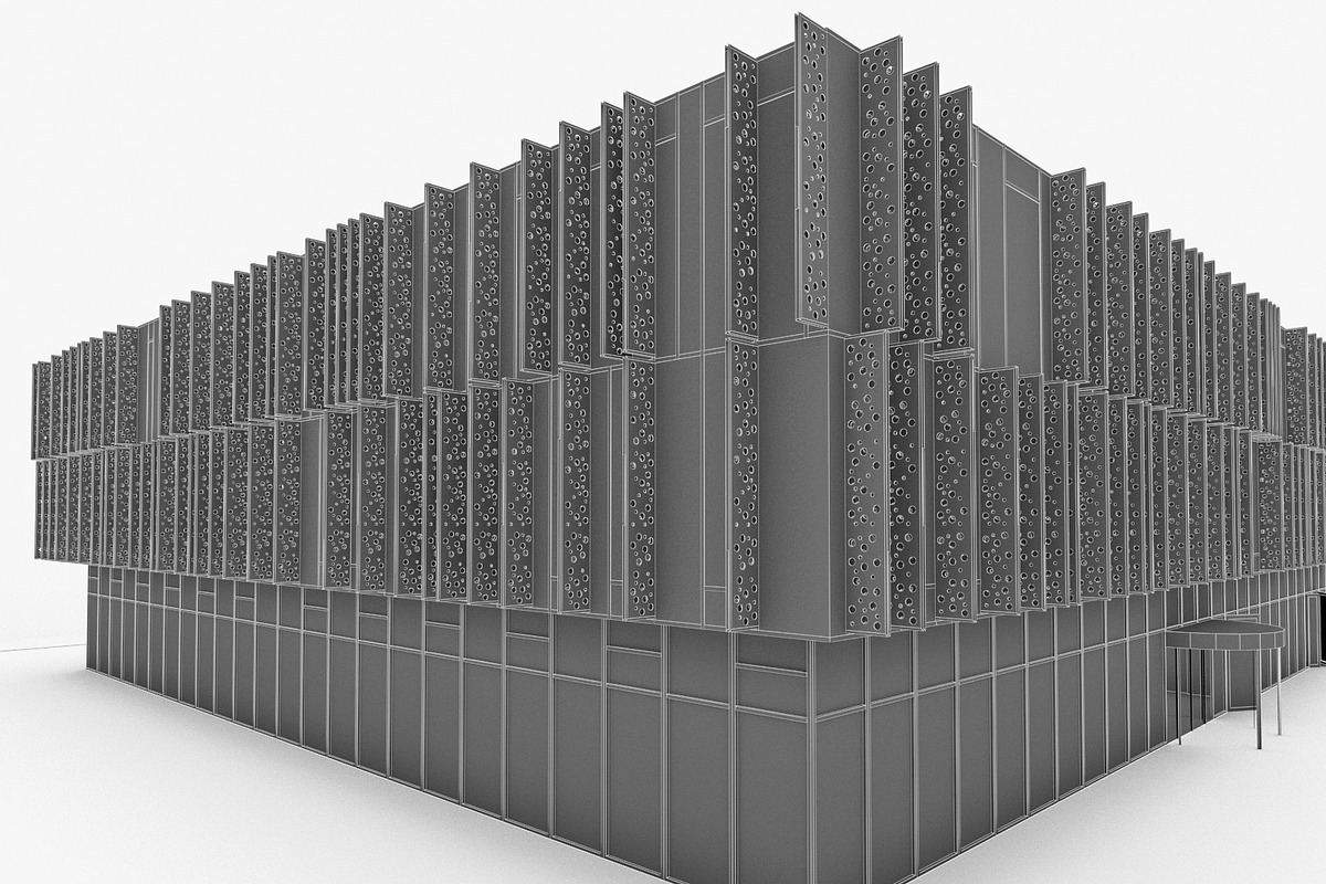 Cultural Center Building, an Architecture 3D Model by 3DNUTS (Photo 12 of 19)