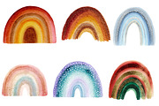 Christmas Rainbow Brushstrokes Clipa, an Illustration by Designworld (Thumbnail 4 of 5)