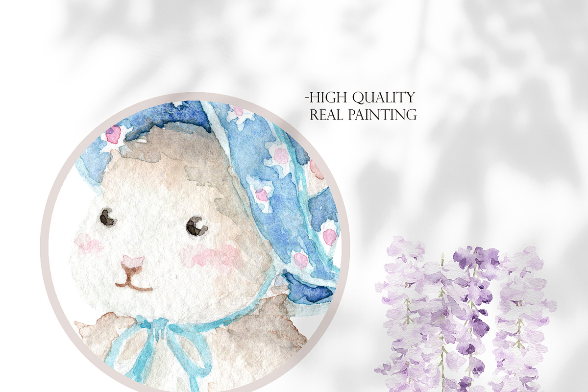 Watercolor Whimsical Garden Florals, a Decorative Illustration by Beigetime (Photo 2 of 10)
