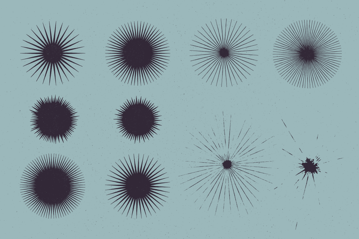 10 StarBurst - Hand Illustrated, an Illustration by GhostlyPixels (Photo 5 of 5)
