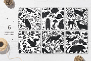 Woodland Wonders: 2 in 1 Graphic Set, a Decorative Illustration by rouxsupplyco (Thumbnail 14 of 32)