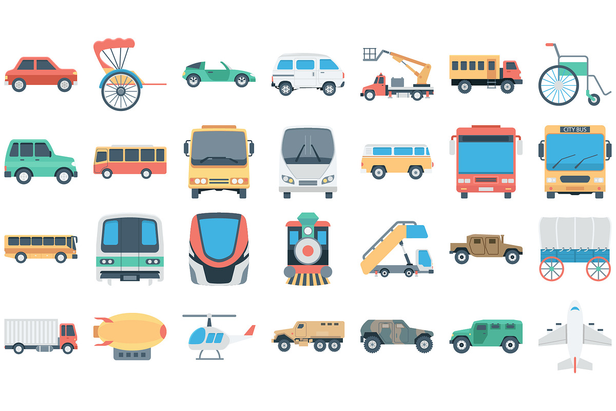 Transport Icon Set for All Travel Ne, an Icon by Vector Portal (Photo 4 of 6)