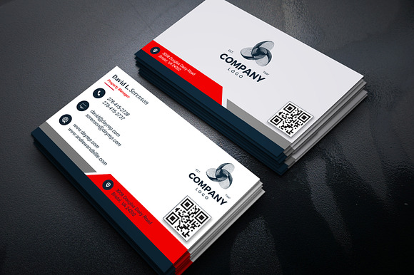 Bold Real Estate Business Card PSD preview 7