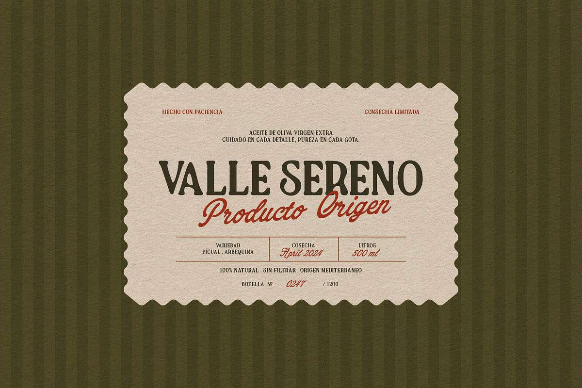 Qittchen - Handcrafted Vintage Font, a Handwritten Font by Nollev (Photo 7 of 9)