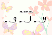 Butterfly | Script Font, a Handwritten Font by Scratchones (Thumbnail 8 of 9)