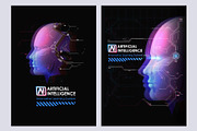 Futuristic posters AI, a Technology Illustration by Andrew_Derr (Thumbnail 2 of 11)