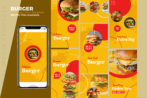 Burger - Instagram Story Template